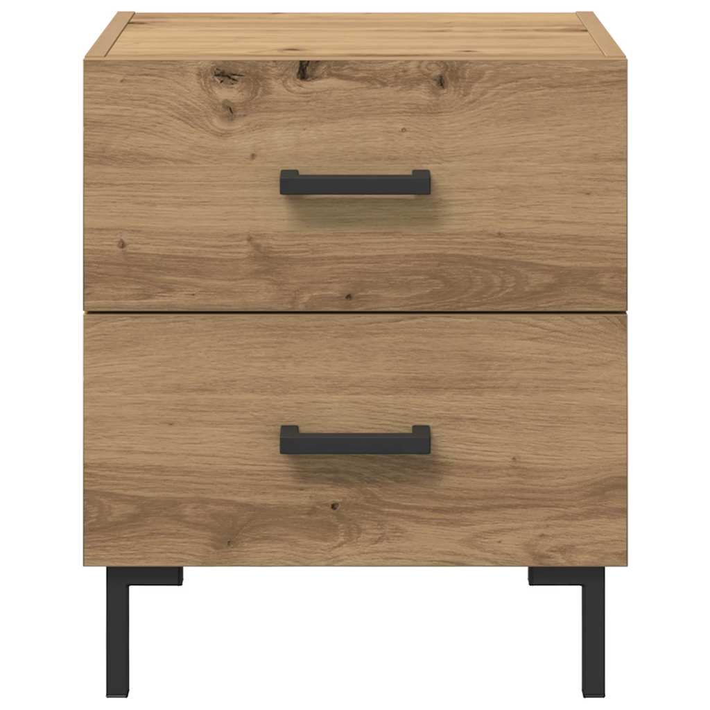 vidaXL Bedside Cabinet Artisan Oak 40 x 35 x 47.5 cm Engineered Wood
