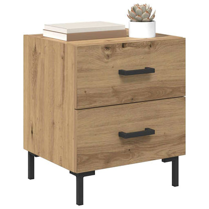 vidaXL Bedside Cabinet Artisan Oak 40 x 35 x 47.5 cm Engineered Wood