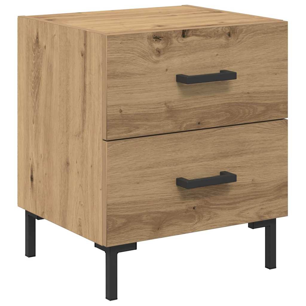 vidaXL Bedside Cabinet 2 pcs Artisan Oak 40 x 35 x 47.5 cm
