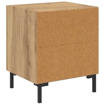 vidaXL Bedside Cabinet 2 pcs Artisan Oak 40 x 35 x 47.5 cm