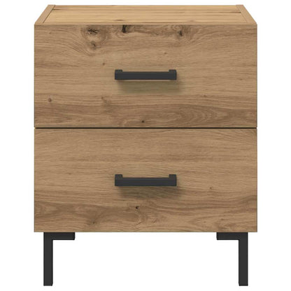 vidaXL Bedside Cabinet 2 pcs Artisan Oak 40 x 35 x 47.5 cm