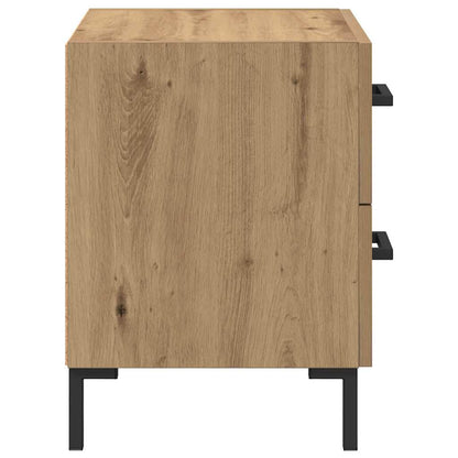 vidaXL Bedside Cabinet 2 pcs Artisan Oak 40 x 35 x 47.5 cm