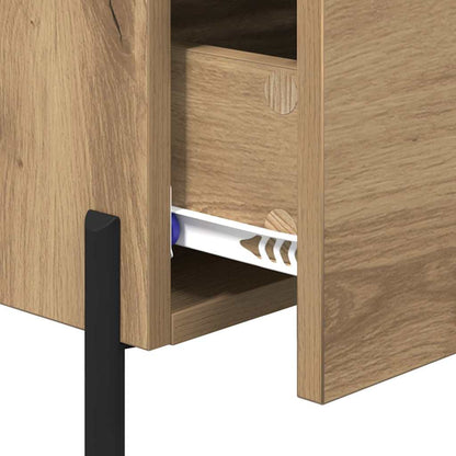 vidaXL Bedside Cabinet Artisan Oak 40 x 35 x 47.5 cm Engineered Wood