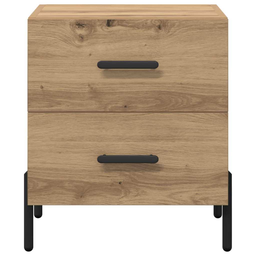 vidaXL Bedside Cabinet Artisan Oak 40 x 35 x 47.5 cm Engineered Wood