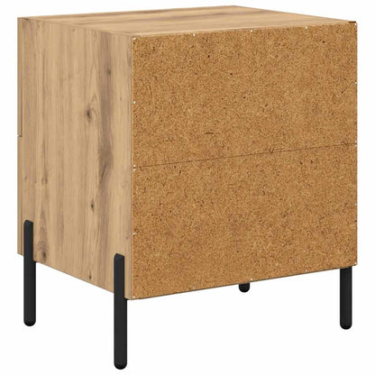vidaXL Bedside Cabinet 2 pcs Artisan Oak 40 x 35 x 47.5 cm