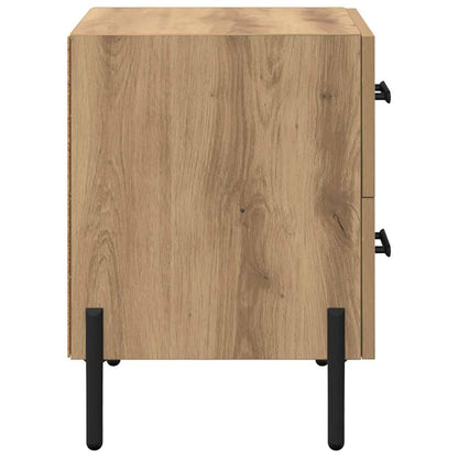 vidaXL Bedside Cabinet 2 pcs Artisan Oak 40 x 35 x 47.5 cm