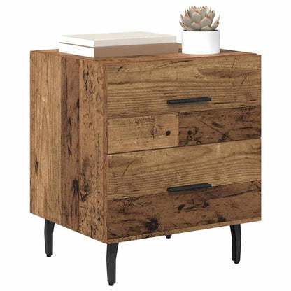 vidaXL Bedside Cabinet Old Wood 40 x 35 x 47.5 cm Engineered Wood