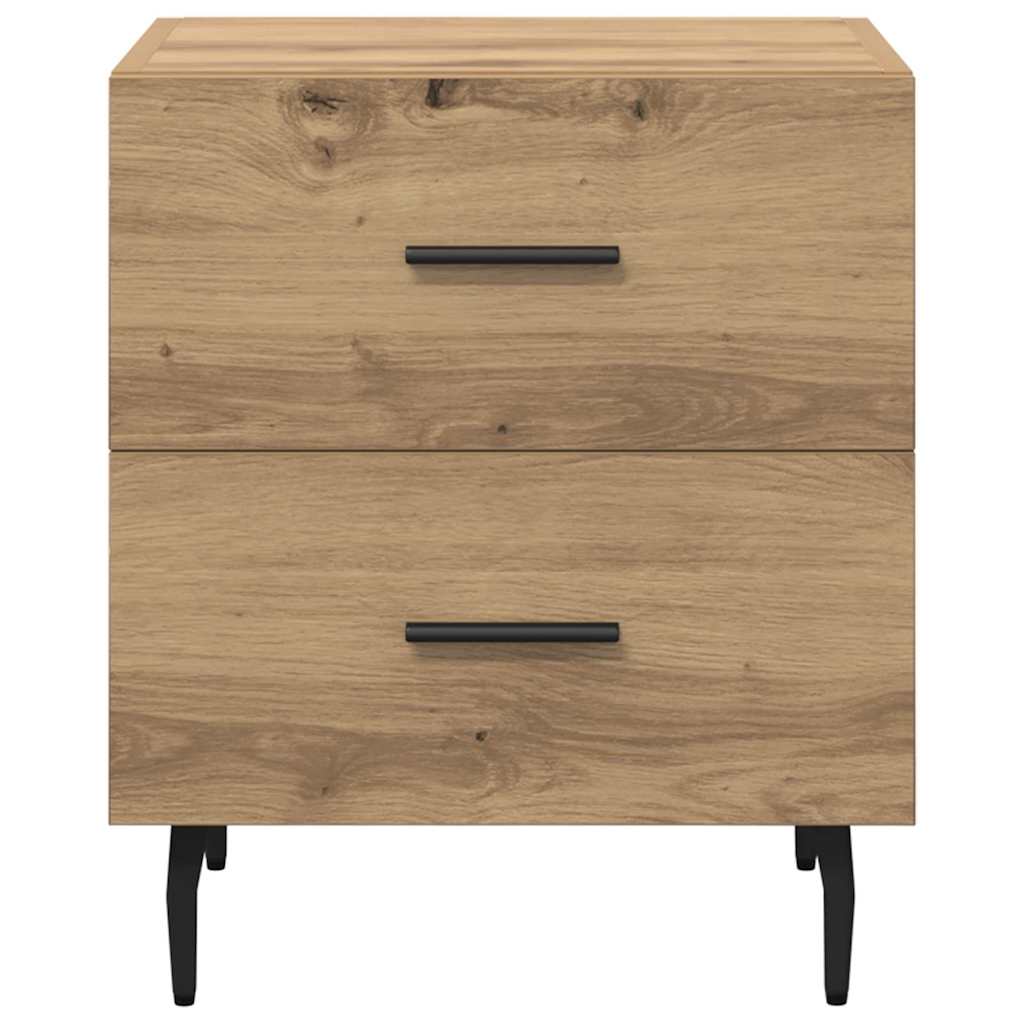 vidaXL Bedside Cabinet Artisan Oak 40 x 35 x 47.5 cm Engineered Wood