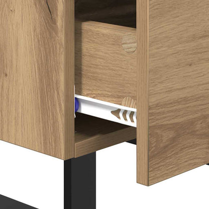 vidaXL Bedside Cabinet 2 pcs Artisan Oak 40 x 35 x 47.5 cm