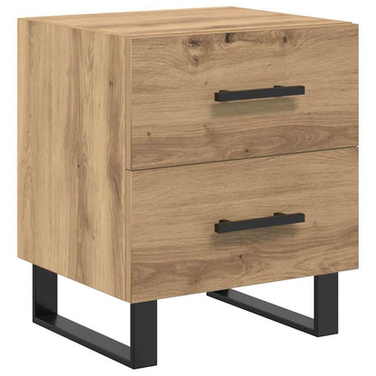 vidaXL Bedside Cabinet 2 pcs Artisan Oak 40 x 35 x 47.5 cm