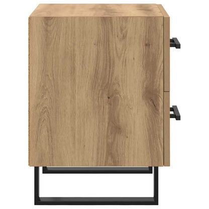 vidaXL Bedside Cabinet 2 pcs Artisan Oak 40 x 35 x 47.5 cm