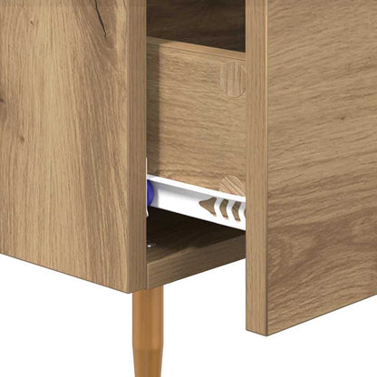 vidaXL Bedside Table Brown 40 x 35 x 47.5 cm Engineered Wood