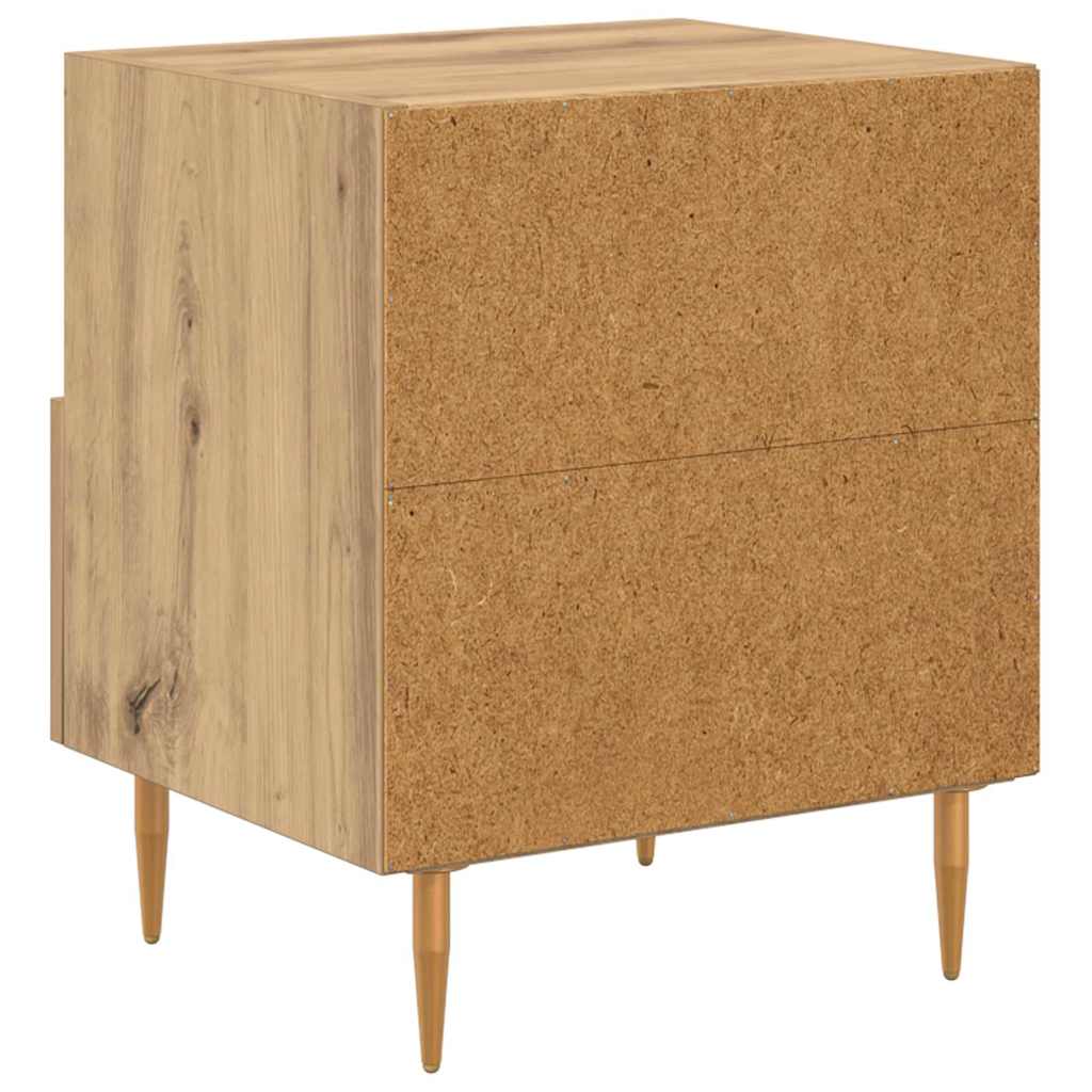 vidaXL Bedside Table Brown 40 x 35 x 47.5 cm Engineered Wood