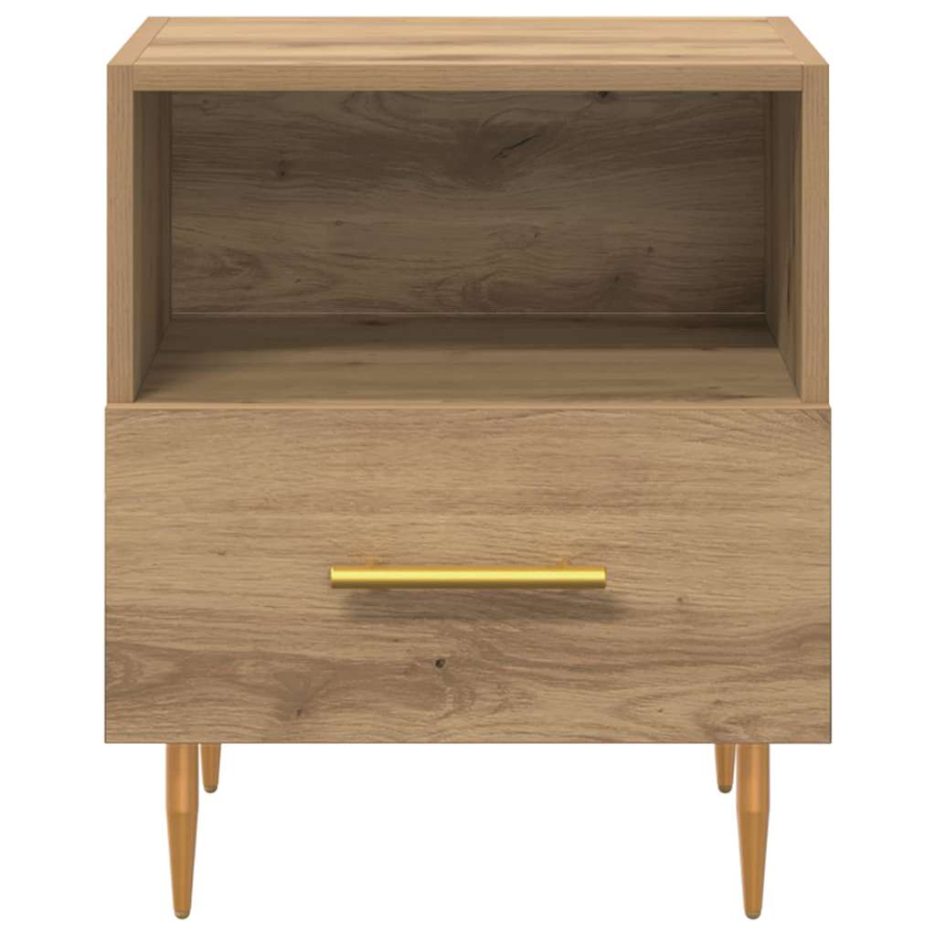 vidaXL Bedside Table Brown 40 x 35 x 47.5 cm Engineered Wood