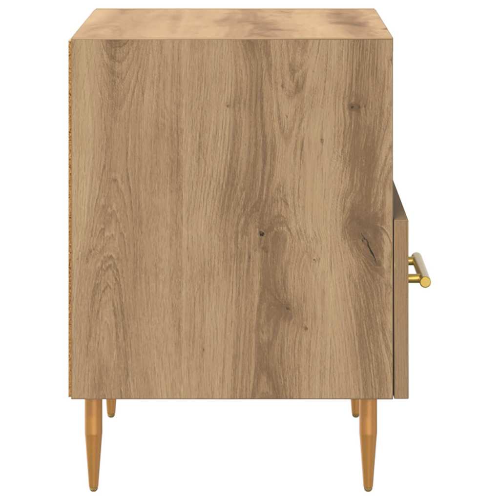 vidaXL Bedside Table Brown 40 x 35 x 47.5 cm Engineered Wood