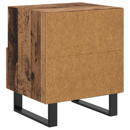 vidaXL Bedside Cabinet Old Wood 40 x 35 x 47.5 cm Engineered Wood