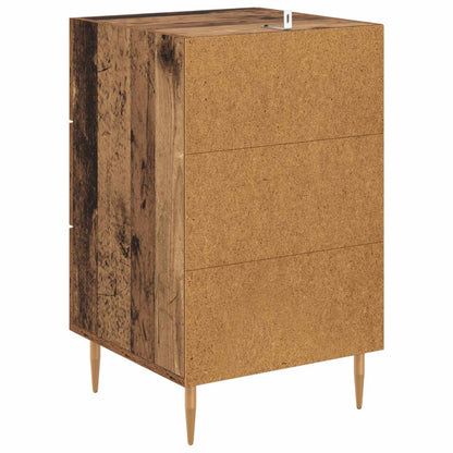 vidaXL Bedside Cabinet Old Wood 40 x 40 x 66 cm Engineered Wood