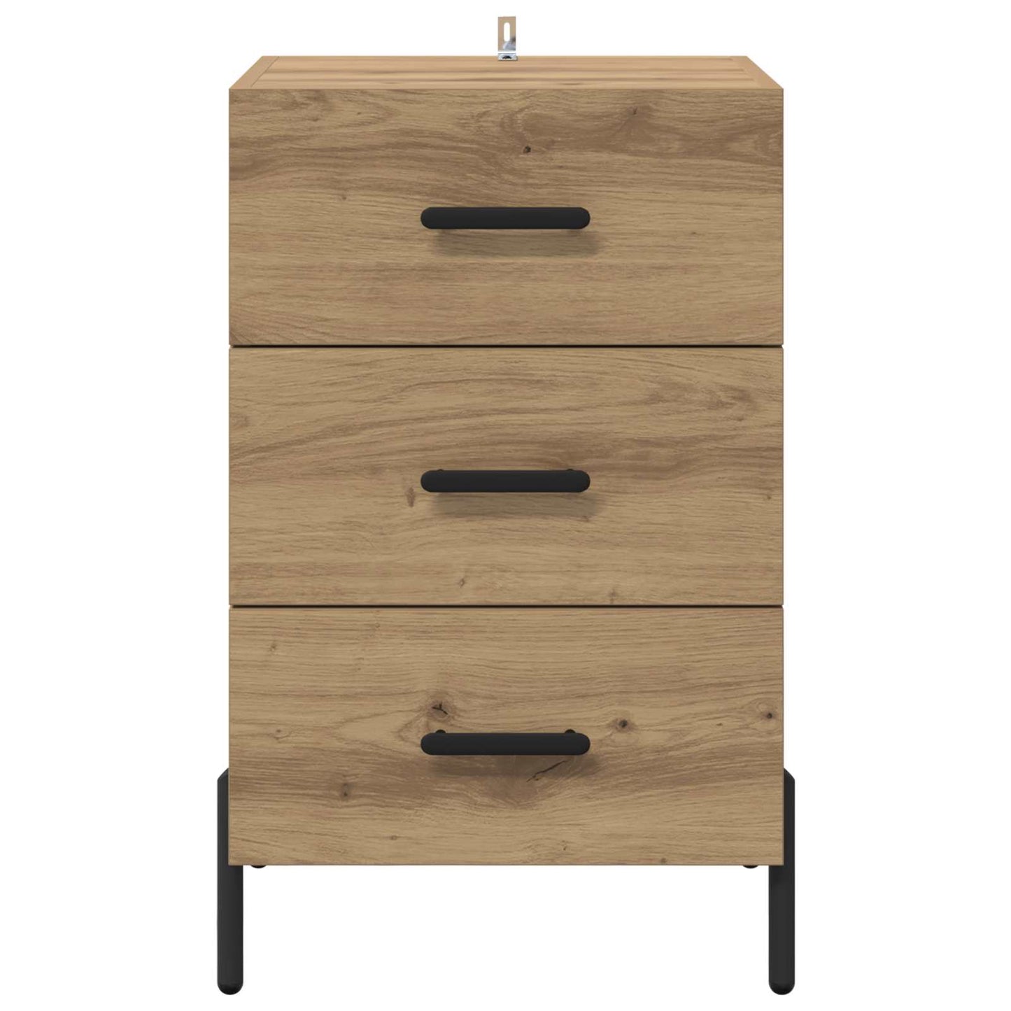 vidaXL Bedside Cabinet Artisan Oak 40 x 40 x 66 cm Engineered Wood