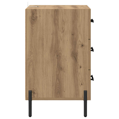 vidaXL Bedside Cabinet Artisan Oak 40 x 40 x 66 cm Engineered Wood