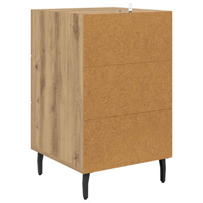 vidaXL Bedside Cabinet Artisan Oak 40 x 40 x 66 cm Engineered Wood