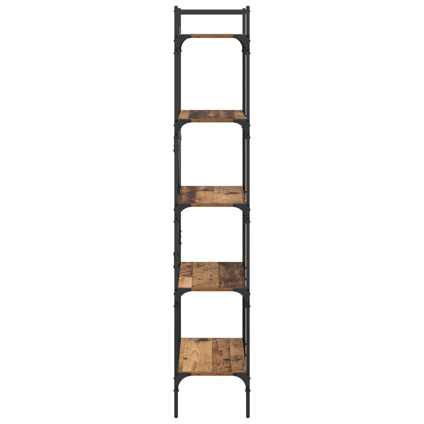 vidaXL Bookcase 5-Tier 56 x 32 x 174 cm Engineered Wood Old Wood