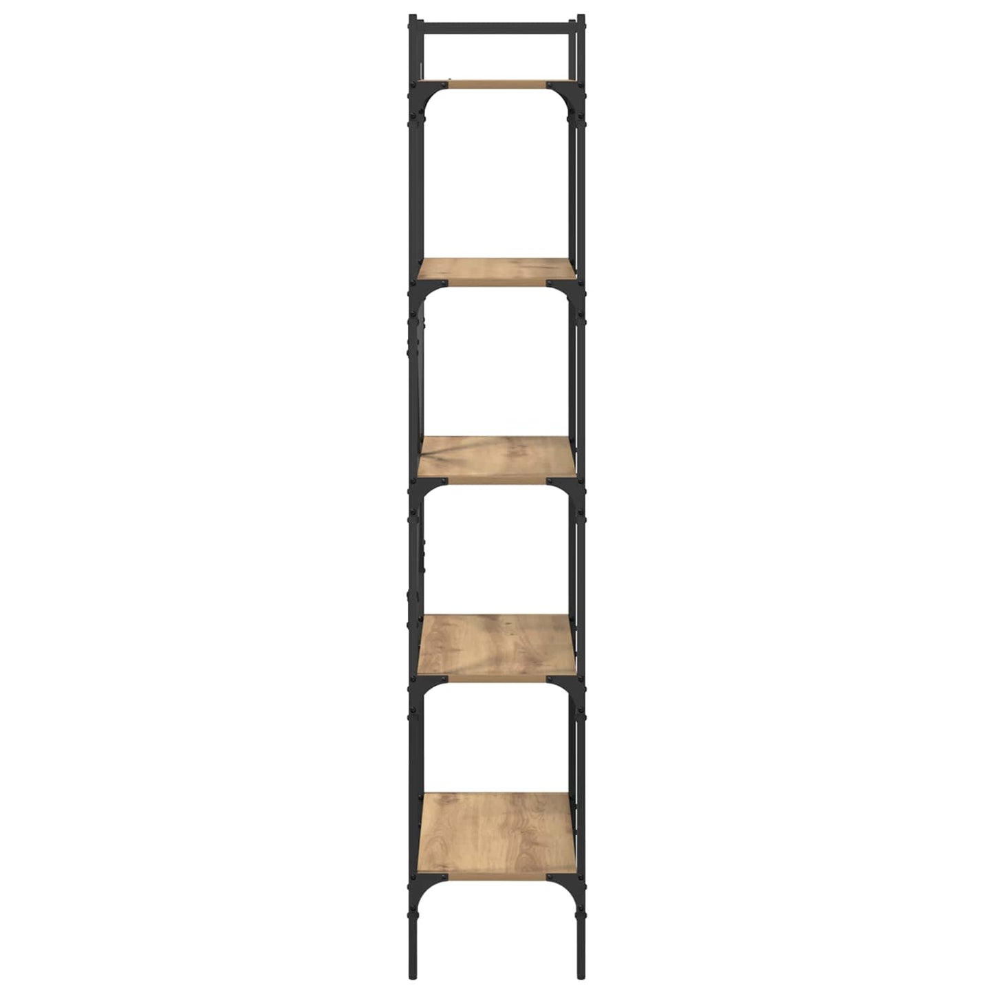 vidaXL Bookcase 5-Tier 56 x 32 x 174 cm Engineered Wood Artisan Oak