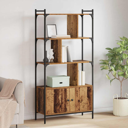 vidaXL Bookcase 6-Tier 76.5 x 30 x 154.5 cm Engineered Wood