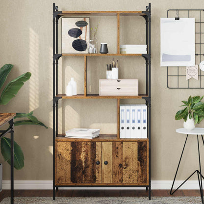 vidaXL Bookcase 6-Tier 76.5 x 30 x 154.5 cm Engineered Wood