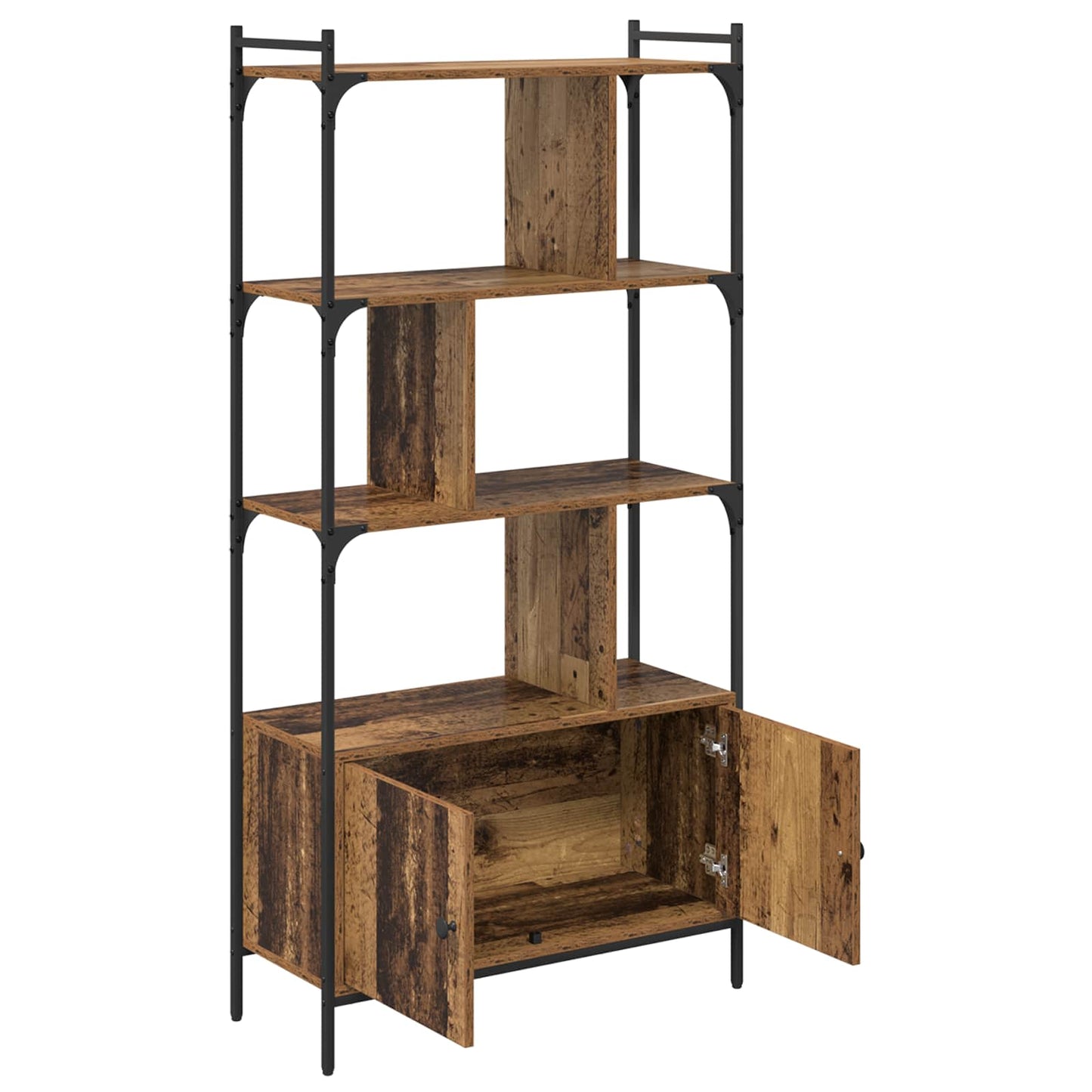 vidaXL Bookcase 6-Tier 76.5 x 30 x 154.5 cm Engineered Wood