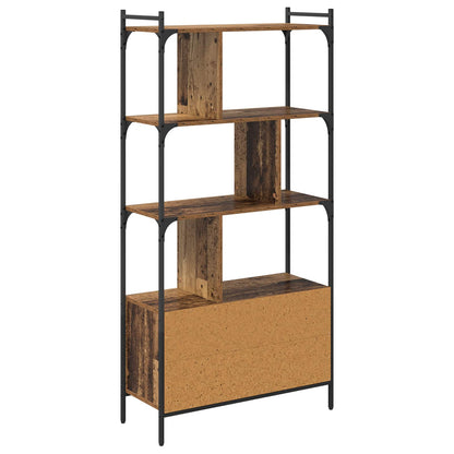 vidaXL Bookcase 6-Tier 76.5 x 30 x 154.5 cm Engineered Wood