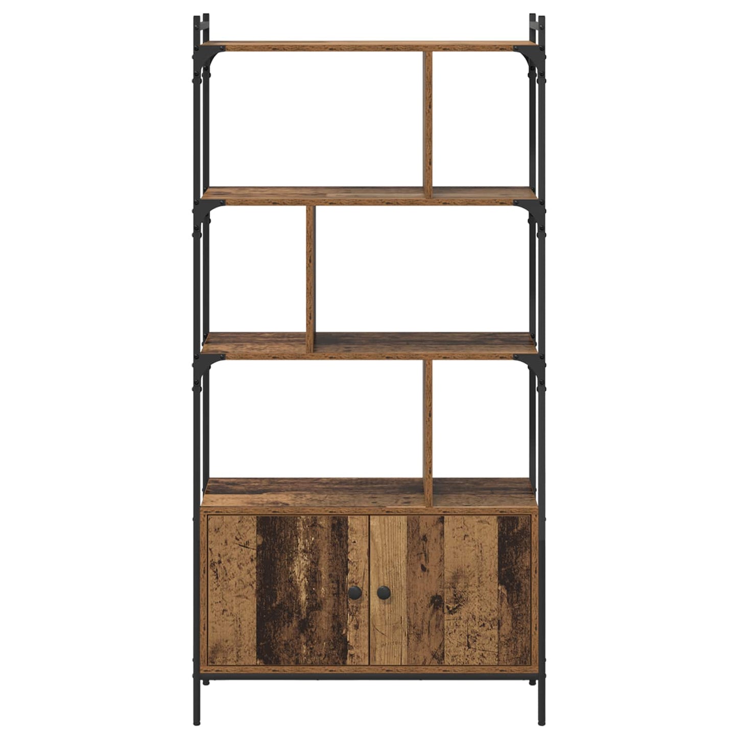 vidaXL Bookcase 6-Tier 76.5 x 30 x 154.5 cm Engineered Wood