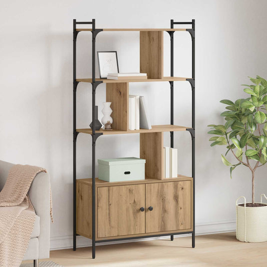 vidaXL Bookcase 6-Tier 76.5 x 30 x 154.5 cm Engineered Wood