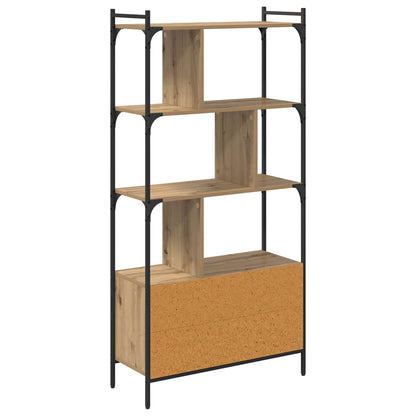 vidaXL Bookcase 6-Tier 76.5 x 30 x 154.5 cm Engineered Wood