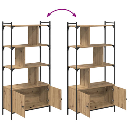 vidaXL Bookcase 6-Tier 76.5 x 30 x 154.5 cm Engineered Wood