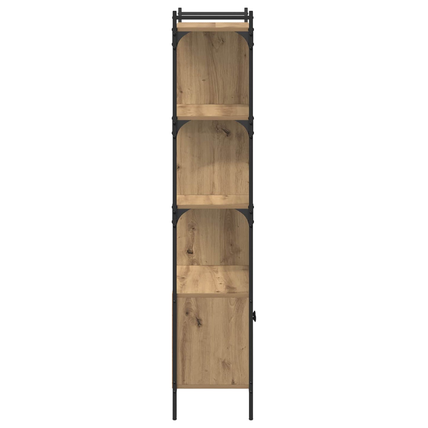 vidaXL Bookcase 6-Tier 76.5 x 30 x 154.5 cm Engineered Wood