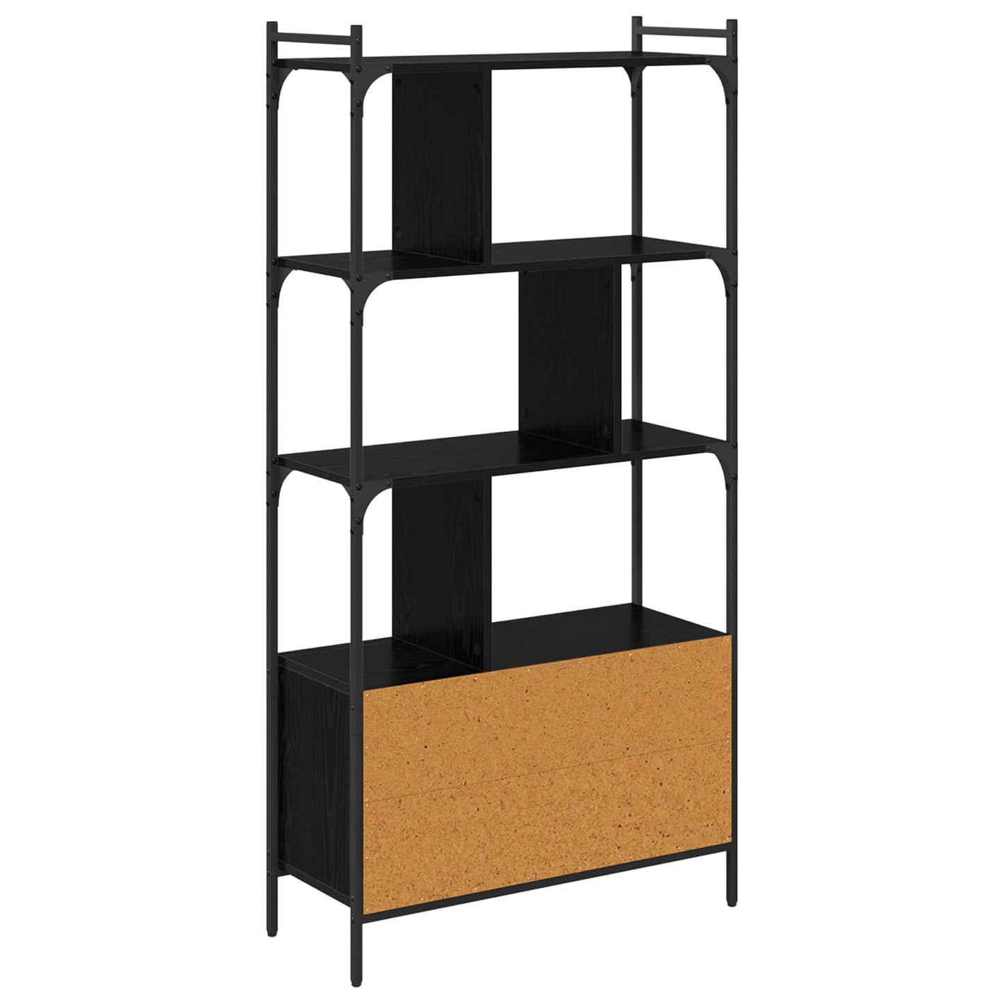 vidaXL Bookcase 6-Tier 76.5 x 30 x 154.5 cm Engineered Wood
