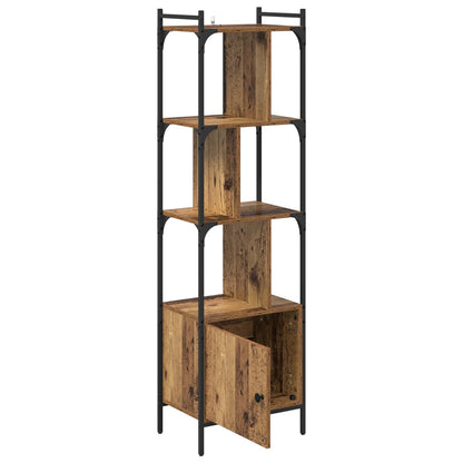 vidaXL Bookcase 6-Tier 44.5 x 30 x 154.5 cm Engineered Wood Old Wood