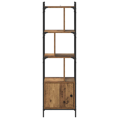 vidaXL Bookcase 6-Tier 44.5 x 30 x 154.5 cm Engineered Wood Old Wood