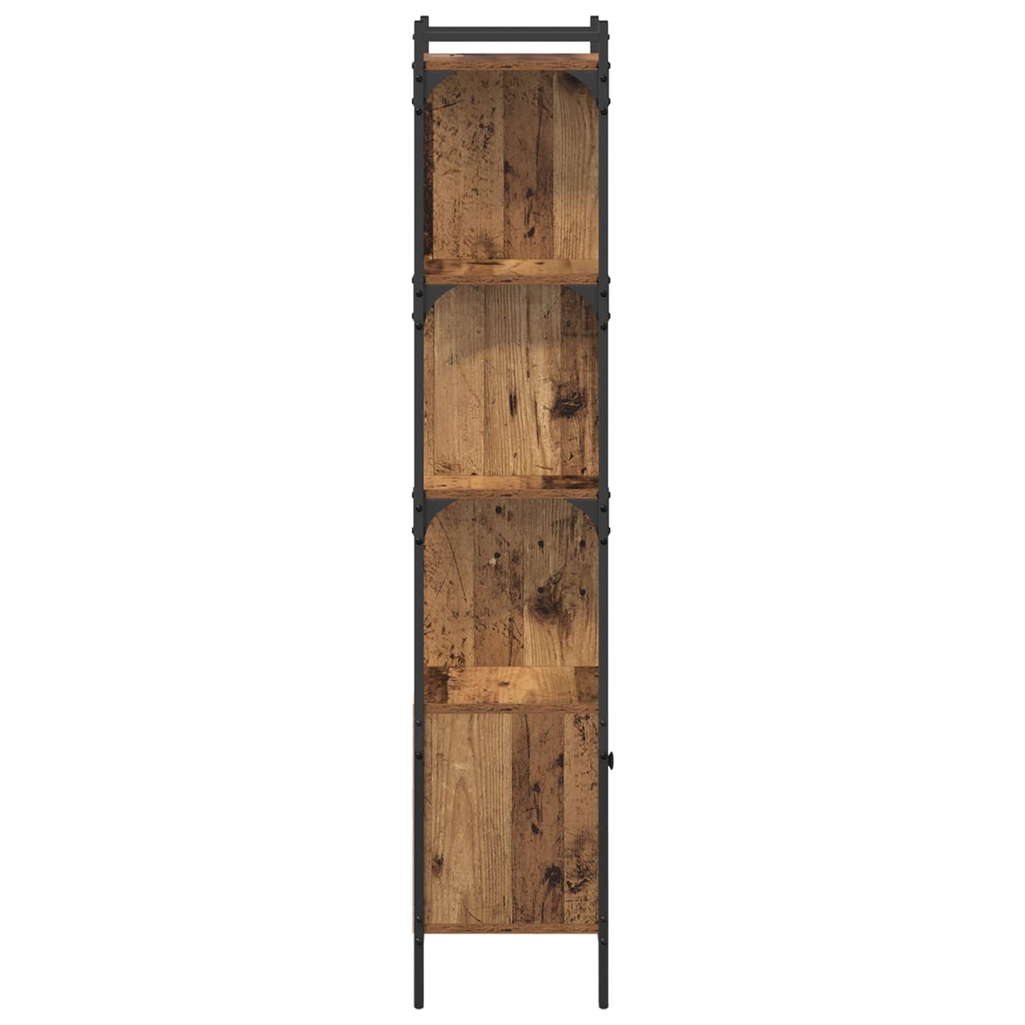 vidaXL Bookcase 6-Tier 44.5 x 30 x 154.5 cm Engineered Wood Old Wood