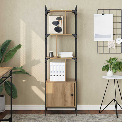 vidaXL Bookcase 6-Tier 44.5 x 30 x 154.5 cm Engineered Wood