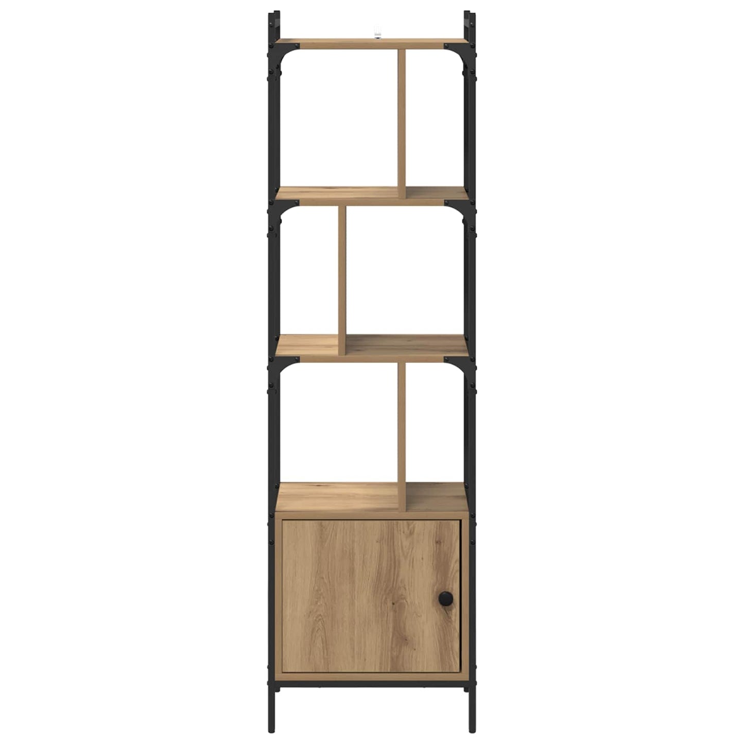 vidaXL Bookcase 6-Tier 44.5 x 30 x 154.5 cm Engineered Wood