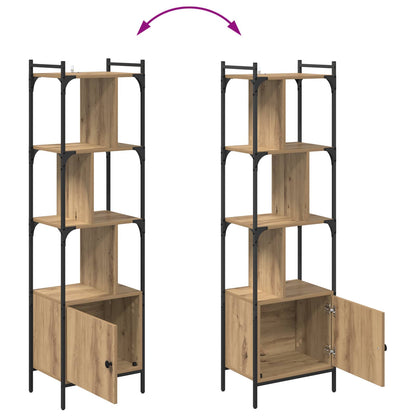 vidaXL Bookcase 6-Tier 44.5 x 30 x 154.5 cm Engineered Wood