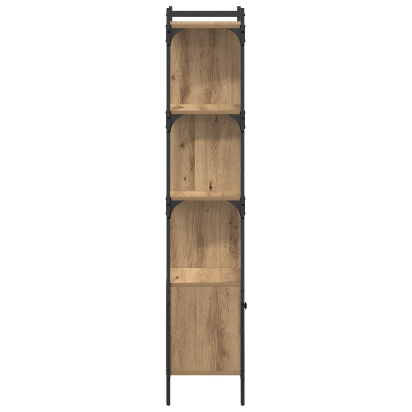 vidaXL Bookcase 6-Tier 44.5 x 30 x 154.5 cm Engineered Wood