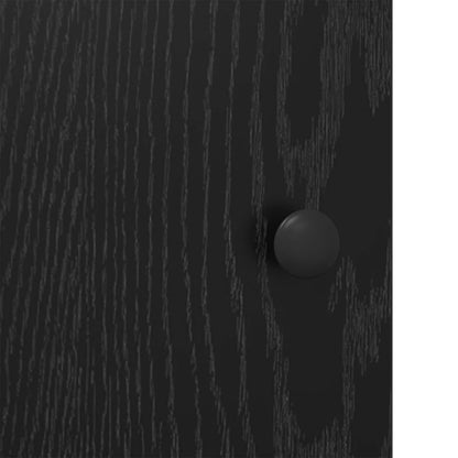 vidaXL Bookcase 6-Tier 44.5 x 30 x 154.5 cm Engineered Wood Black Oak