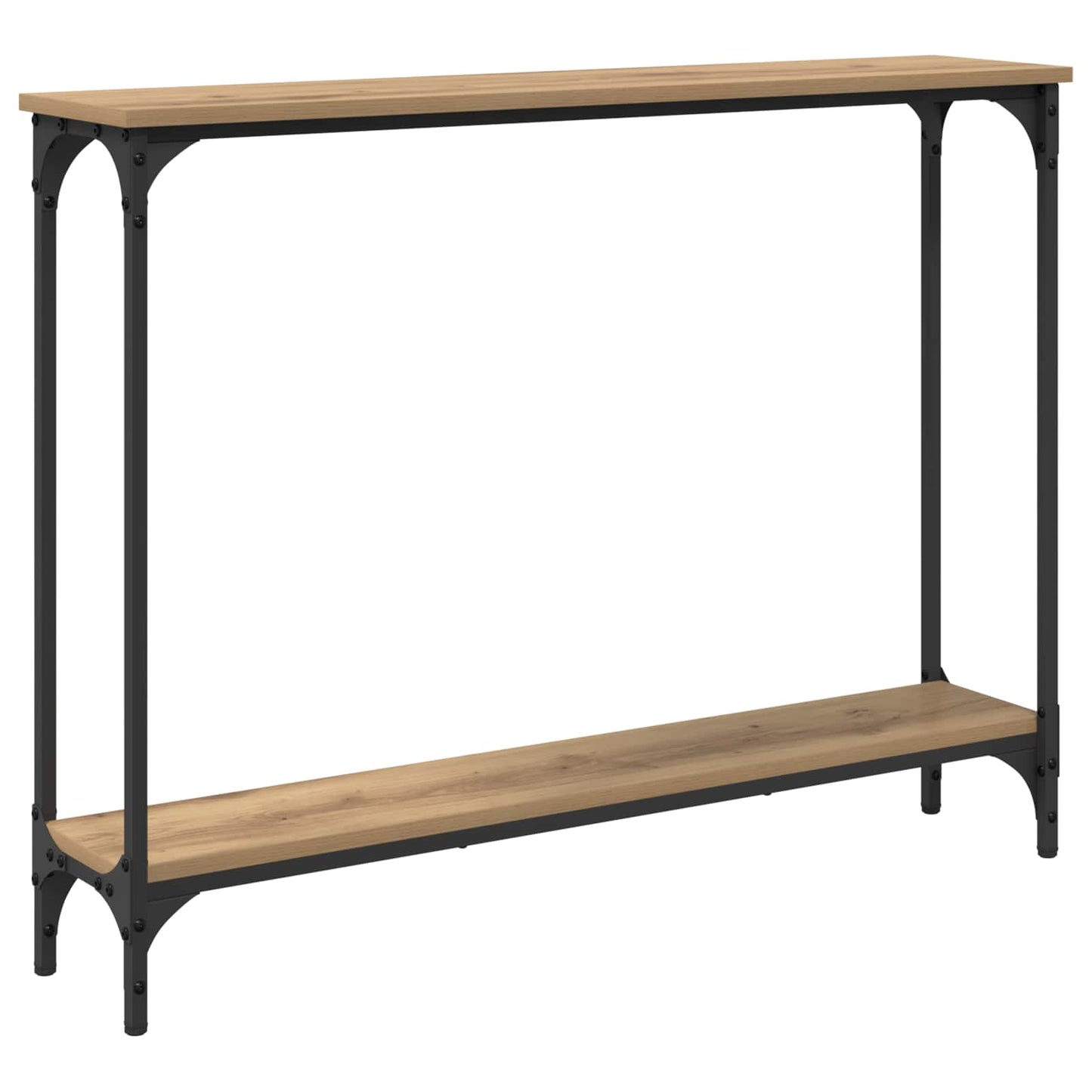 vidaXL Console Table Artisan Oak 100 x 22.5 x 75 cm Engineered Wood