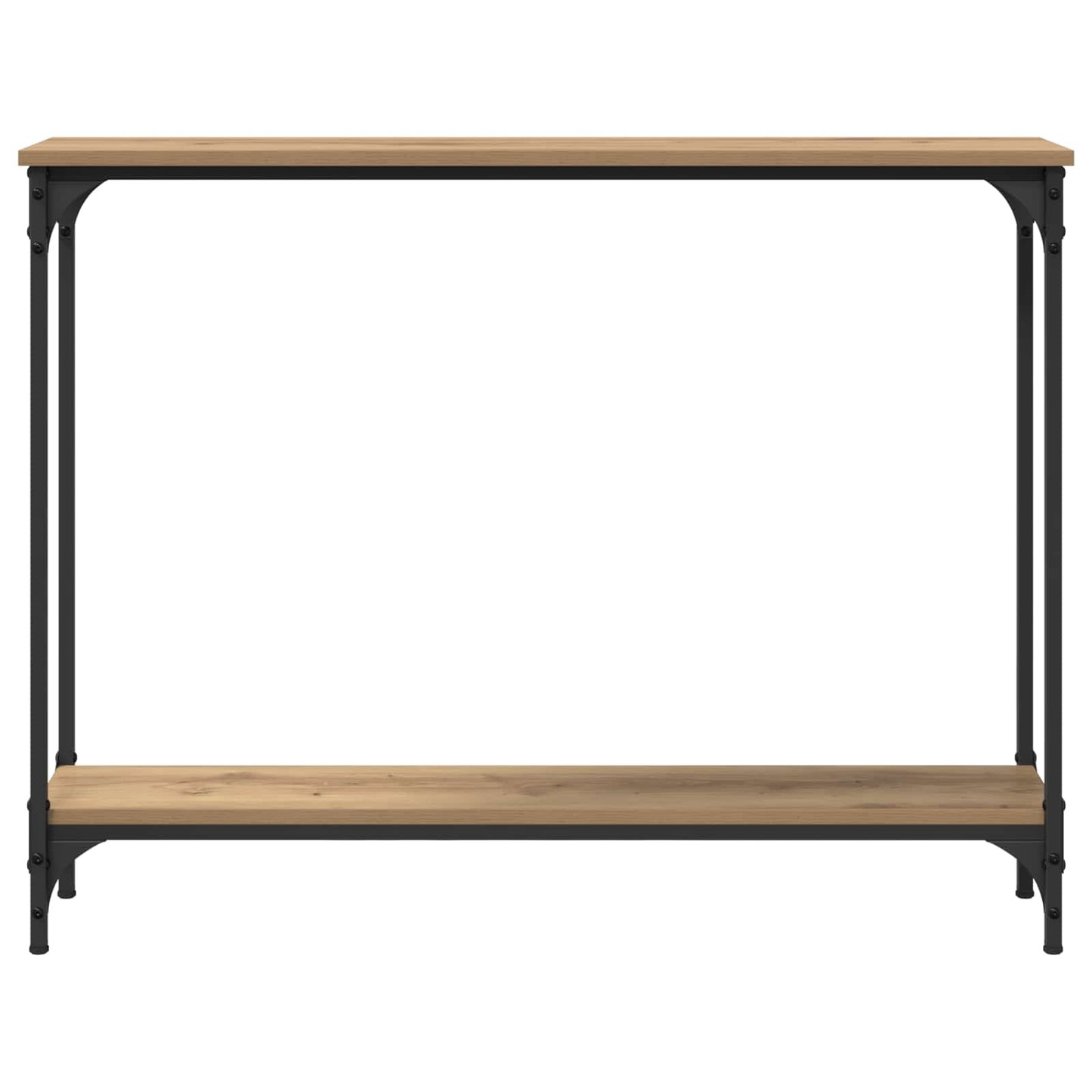 vidaXL Console Table Artisan Oak 100 x 22.5 x 75 cm Engineered Wood