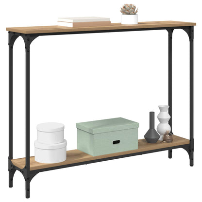 vidaXL Console Table Artisan Oak 100 x 22.5 x 75 cm Engineered Wood
