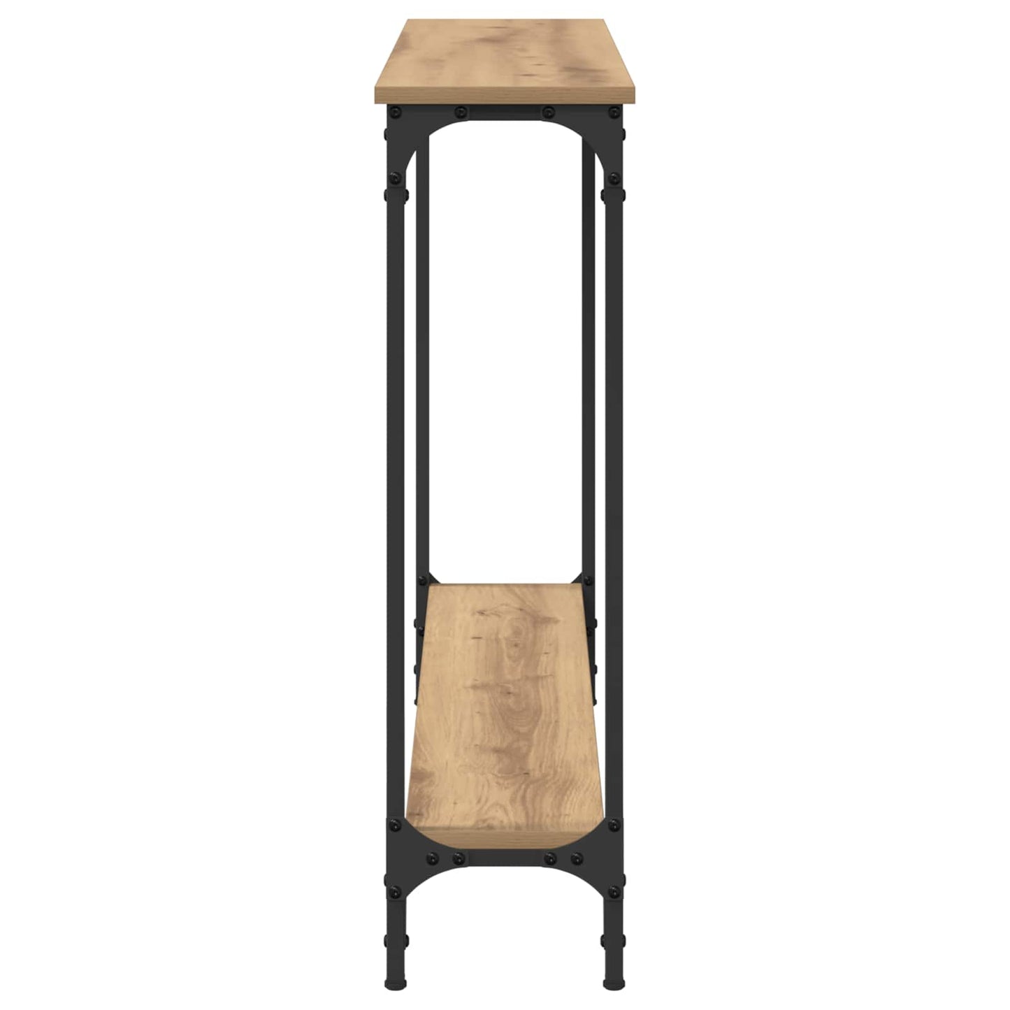 vidaXL Console Table Artisan Oak 100 x 22.5 x 75 cm Engineered Wood