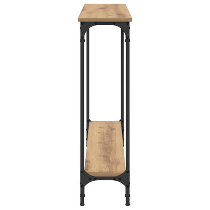 vidaXL Console Table Artisan Oak 100 x 22.5 x 75 cm Engineered Wood