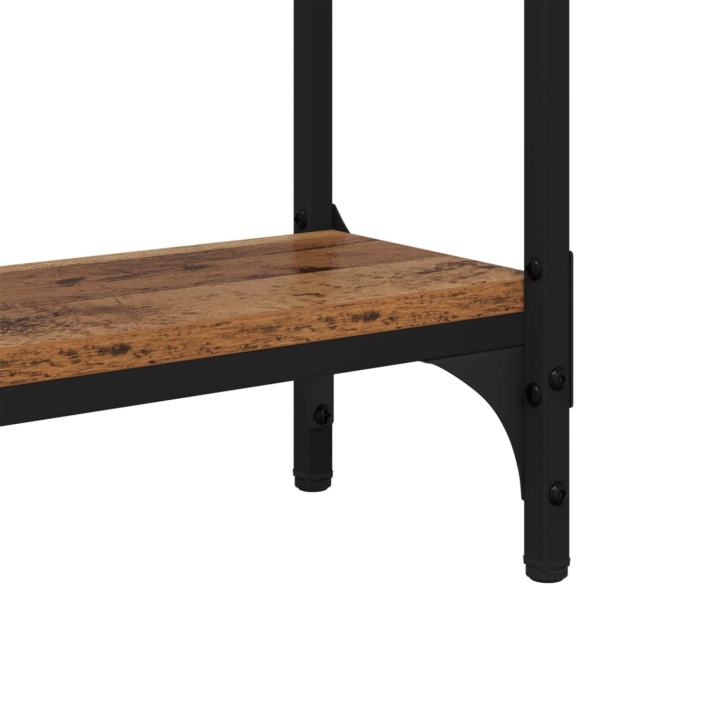 vidaXL Console Table Old Wood 75 x 22.5 x 75 cm Engineered Wood